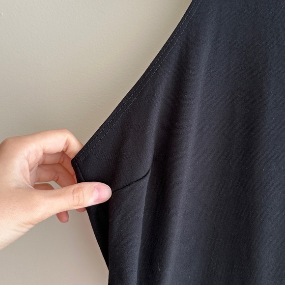 Rolla Costa Black Bodycon Tank Top Cutout Zippered Dress, Size Medium - Picture 6 of 16